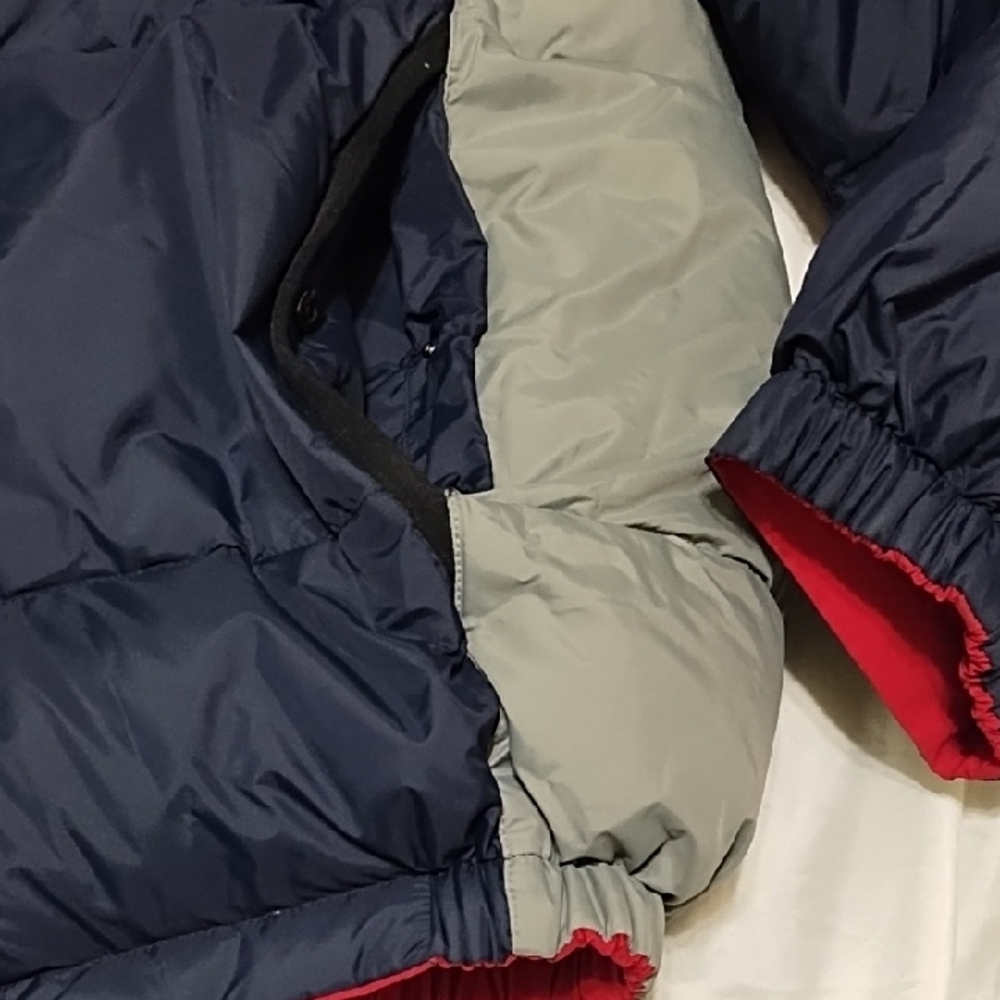 Nautica Reversible Puffer Down/Feather Coat Men's L - Picture 7 of 9